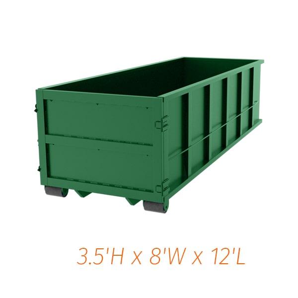 most companies can deliver a ten yard dumpster within 24 to 48 hours of placing an order